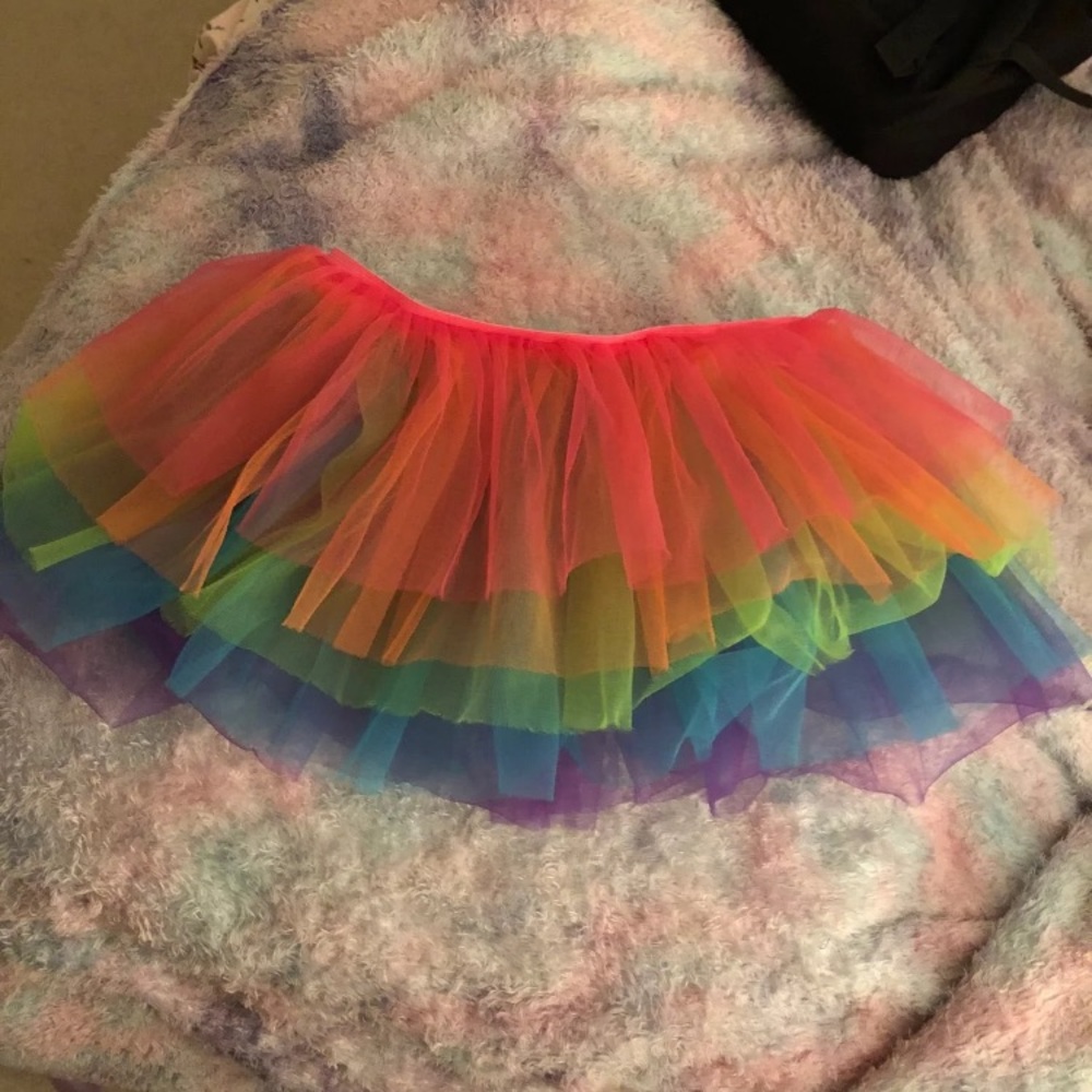 Rave rainbow tutu